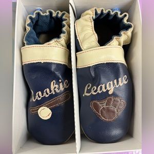 New Robeez soft sole 
Rookie navy